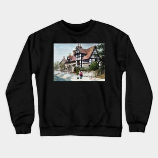 Ashfield Hall, Much Wenlock, England Crewneck Sweatshirt